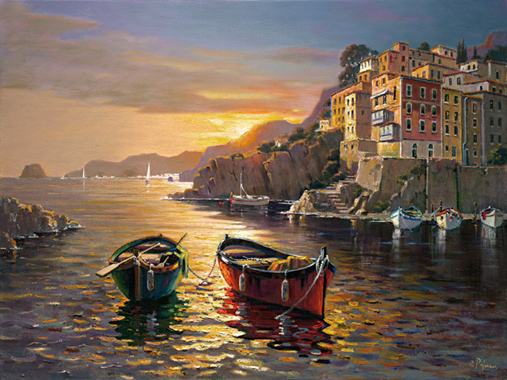 Bob Pejman Cinque Terre Sunset